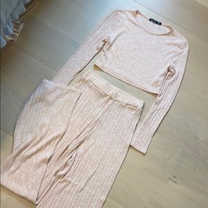 Baby pink lounge set